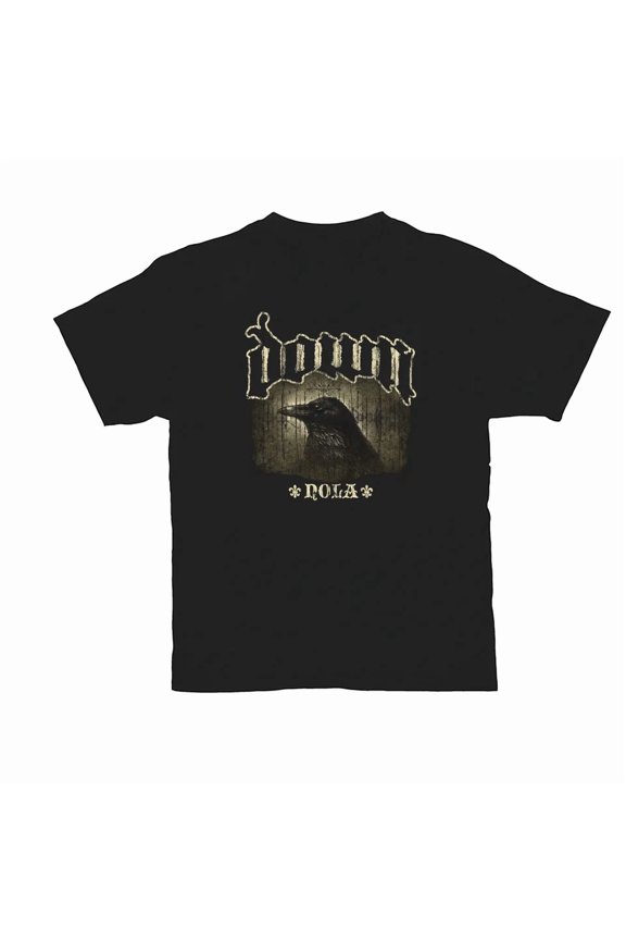 RETRO Down Band Black Cotton Size S To 4XL T-Shirt Gift For Fan