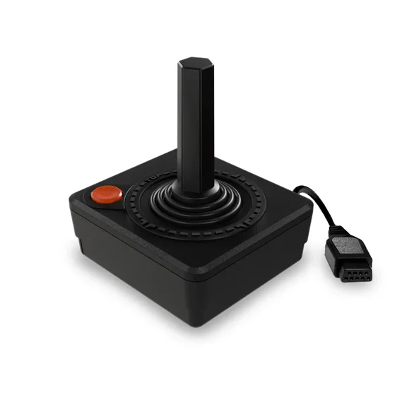 RETRO FAM Video Game Joystick Controller for Atari 2600, Black