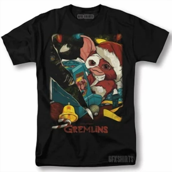 RETRO Gremlins Shirt Gizmo Classic Horror Movie Vintage Graphic Design T-Shirt