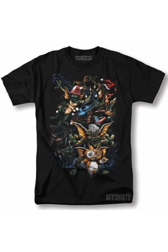 RETRO Gremlins Shirt Gizmo Classic Horror Movie Vintage Graphic Design T-Shirt