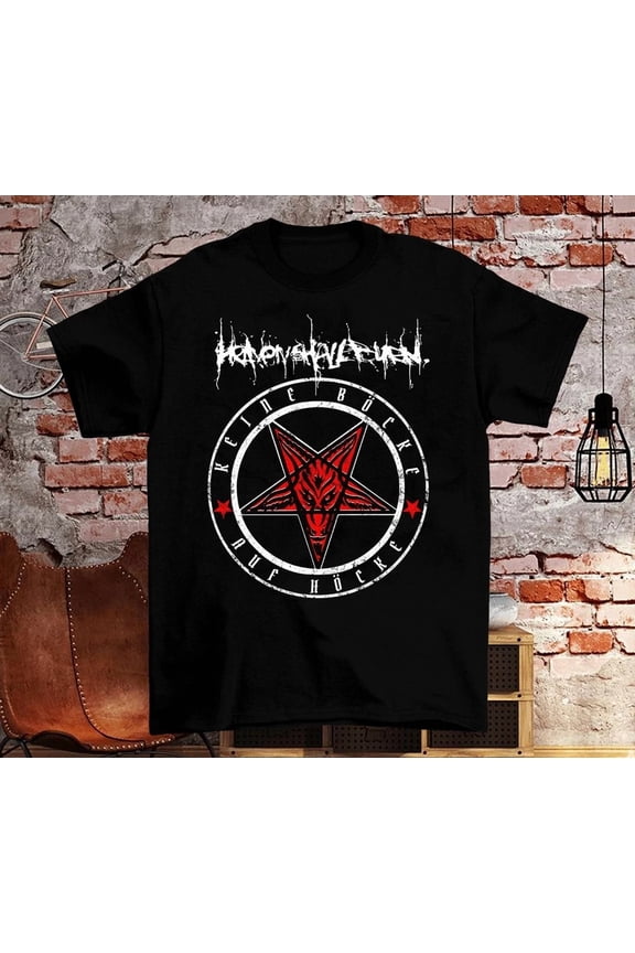 RETRO Heaven Shall Burn Logo Band Classic Short Sleeve Black All Size T-Shirt