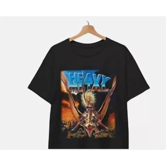 RETRO Heavy Metal T-Shirt, Movie Inspired Shirt, Classic Retro Rock N Roll Unisex Tee