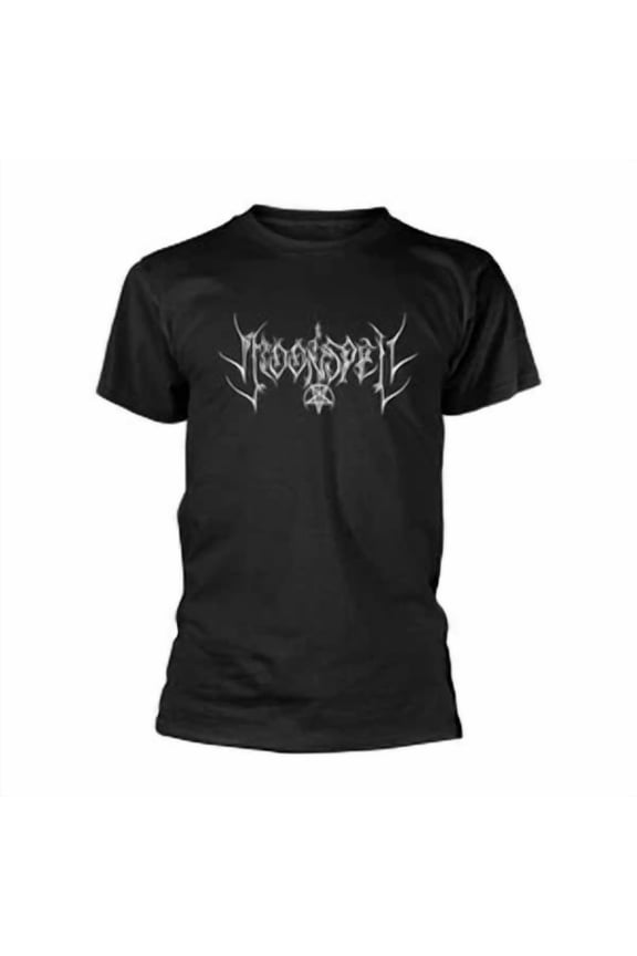 RETRO Moonspell Men's Logo T-shirt Large Black