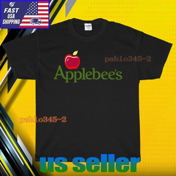 RETRO NEW SHIRT APPLEBEES INTERNATIONAL LOGO T-SHIRT UNISEX FUNNY USA TEE SIZE S-5XL
