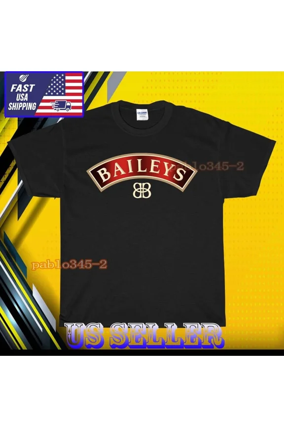RETRO NEW SHIRT BAILEY'S IRISH LOGO T-SHIRT UNISEX FUNNY AMERICAN USA SIZE S-5XL