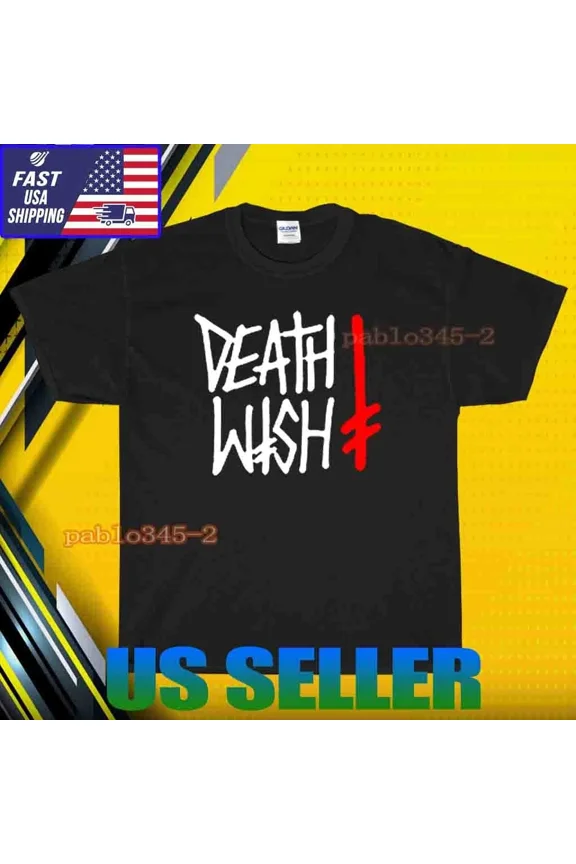 RETRO NEW SHIRT DEATHWISH SKATE LOGO T-SHIRT UNISEX FUNNY AMERICAN USA SIZE S-5XL