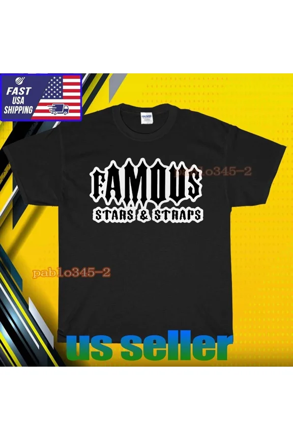 RETRO NEW SHIRT FAMOUS STARS AND STRAPS LOGO T-SHIRT UNISEX FUNNY AMERICAN SIZE S-5XL