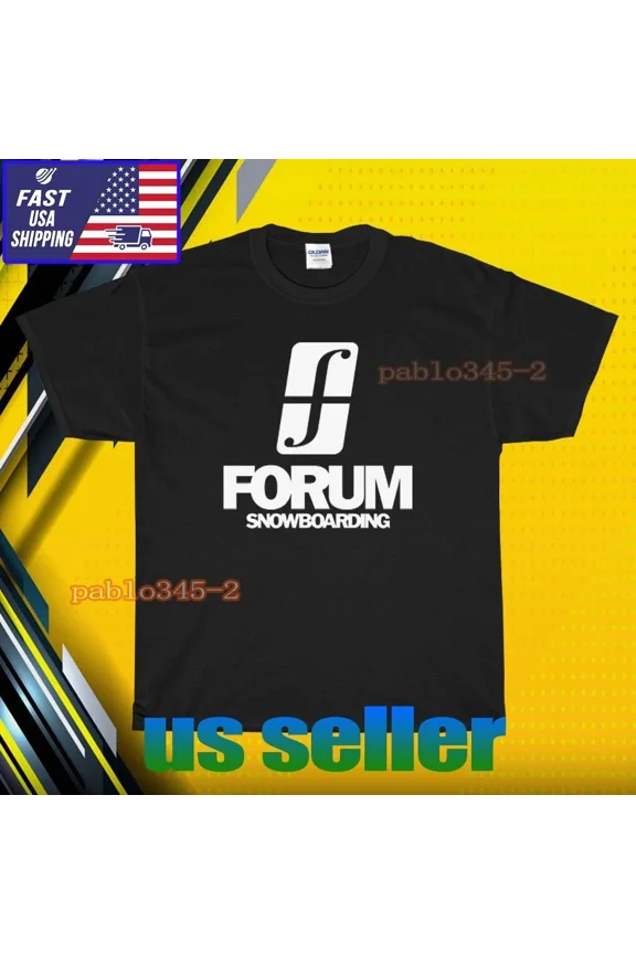 RETRO NEW SHIRT FORUM SNOWBOARD LOGO T-SHIRT UNISEX FUNNY AMERICAN USA SIZE S-5XL