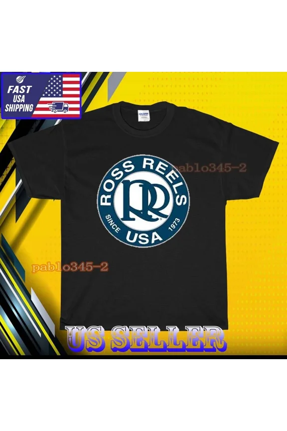 RETRO NEW SHIRT ROSS REELS LOGO T-SHIRT UNISEX FUNNY AMERICAN USA SIZE S-5XL