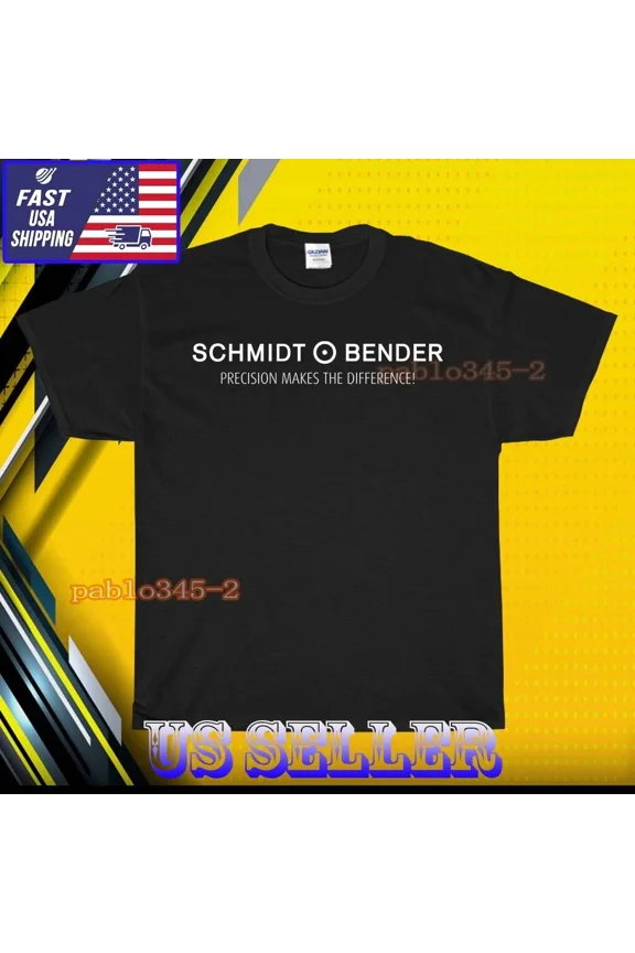 RETRO NEW SHIRT SCHMIDT BENDER LOGO T-SHIRT UNISEX FUNNY AMERICAN USA SIZE S-5XL