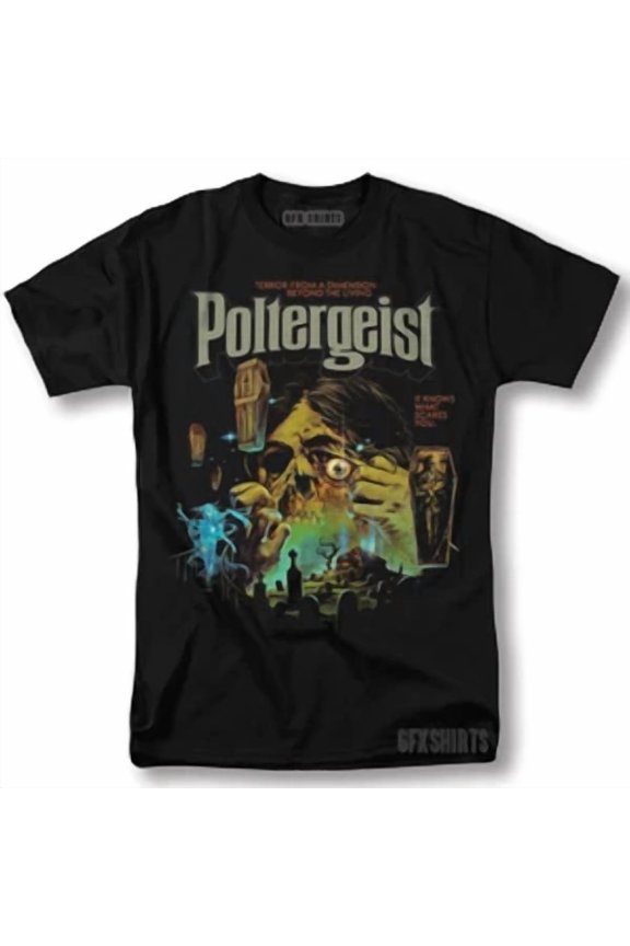 RETRO Poltergeist Shirt Classic Horror Movie Vintage Graphic Design T-Shirt