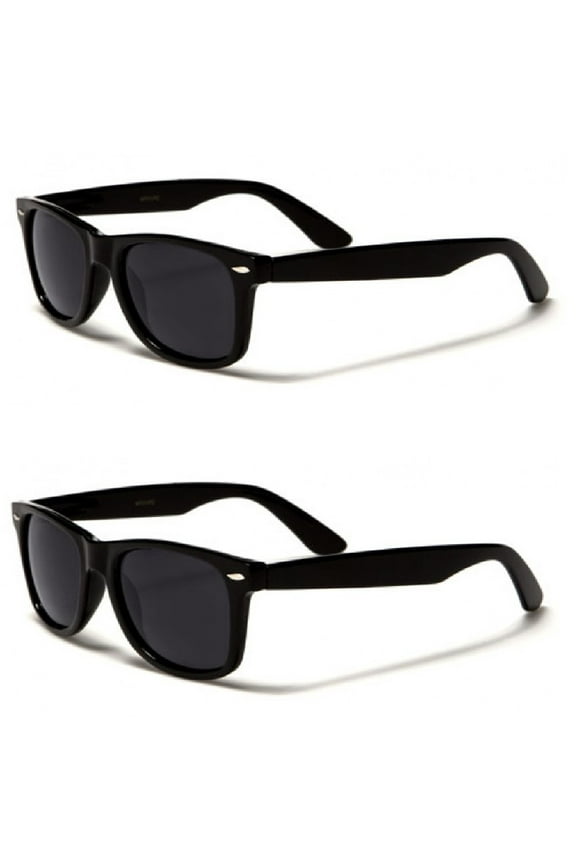 2 Pack New Polarized 2 BLACK  Sunglasses PZ Free Shipping