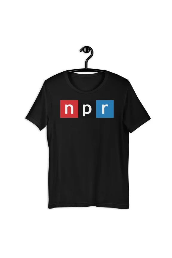RETRO Radio NPR Logo Classic Tee S -5XL L Cool T-shirts for Men & Women