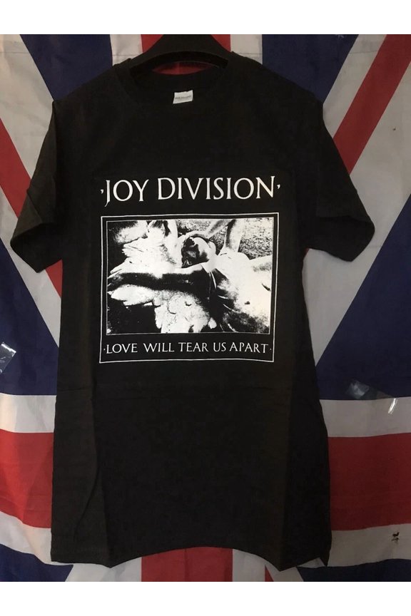 RETRO Reprint Joy Division Tshirt Love Will Tear Us Apart Punk New Wave Post Punk Sm-x