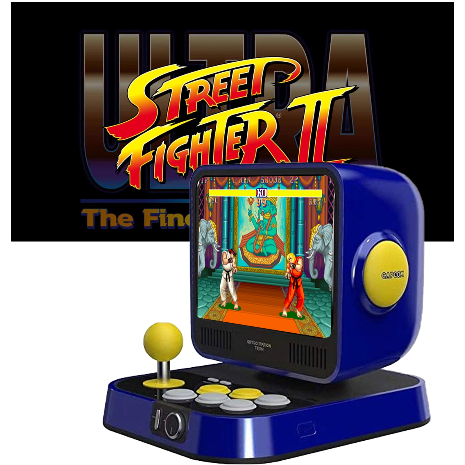 RETRO STATION Capcom Arcade Machine, 10 Pre-Loaded Games, 8 RETRO STATION Capcom Arcade Machine, 10 Pre-Loaded Games, 8