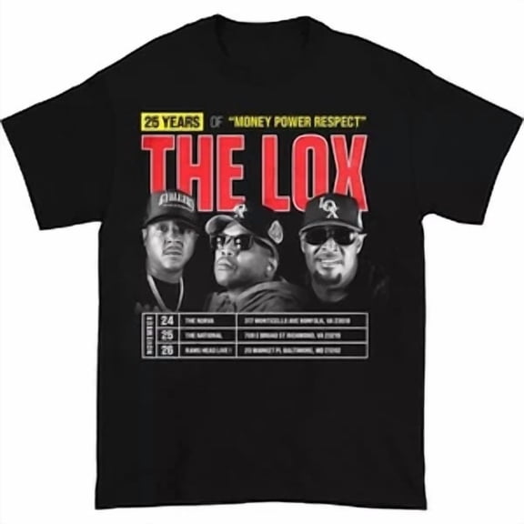 RETRO The LOX Band Tour 2024 Unisex T-Shirt N2608_31