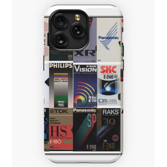 RETRO VHS COVERS VINTAGE VIDEO CASSETTE ART A10582 Phone Case for iPhone 11 to 17 Pro Max