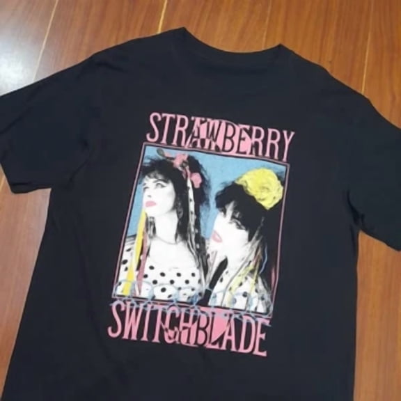 RETRO Vintage STRAWBERRY SWITCHBLADE T-shirt Tee Short sleeve S to 5XL
