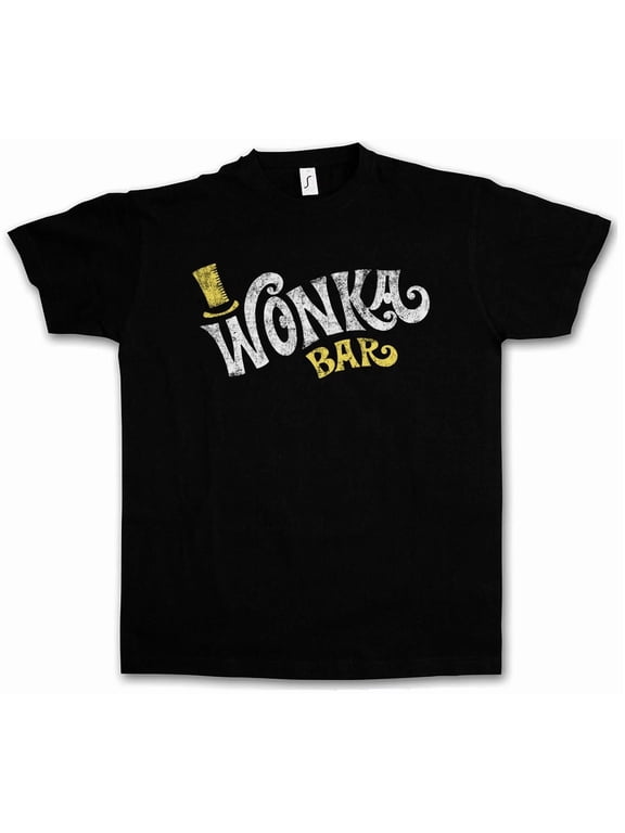 RETRO WONKA BAR T-SHIRT - Charlie Chocolate Factory Willy Bucket Roald Dahl T-Shirt