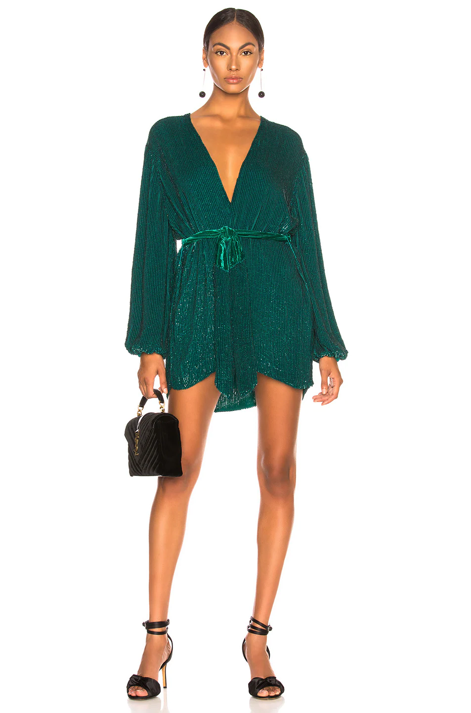 RETROFETE Women's Green Sequined Gabrielle Robe Dress Size Medium - Walmart.com RETROFETE Women's Green Sequined Gabrielle Robe Dress Size Medium - Walmart.com