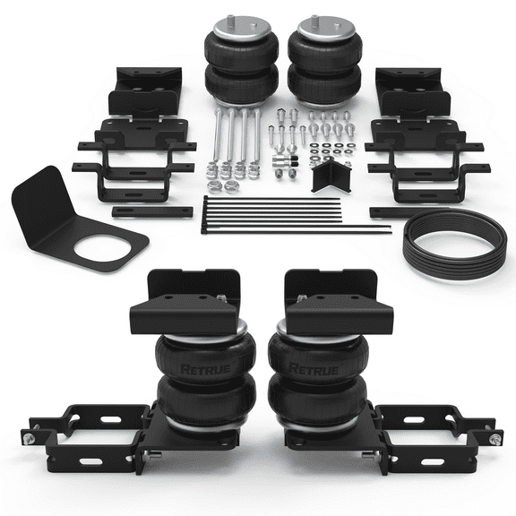 RETRUE Rear Air Bags Suspension Kit for 2021-2025 Ford F150 With Scales Option Truck Towing, 5000 Lbs of Load Leveling Capacity, Replacement for Firestone 2627 Ride Rite Airbags