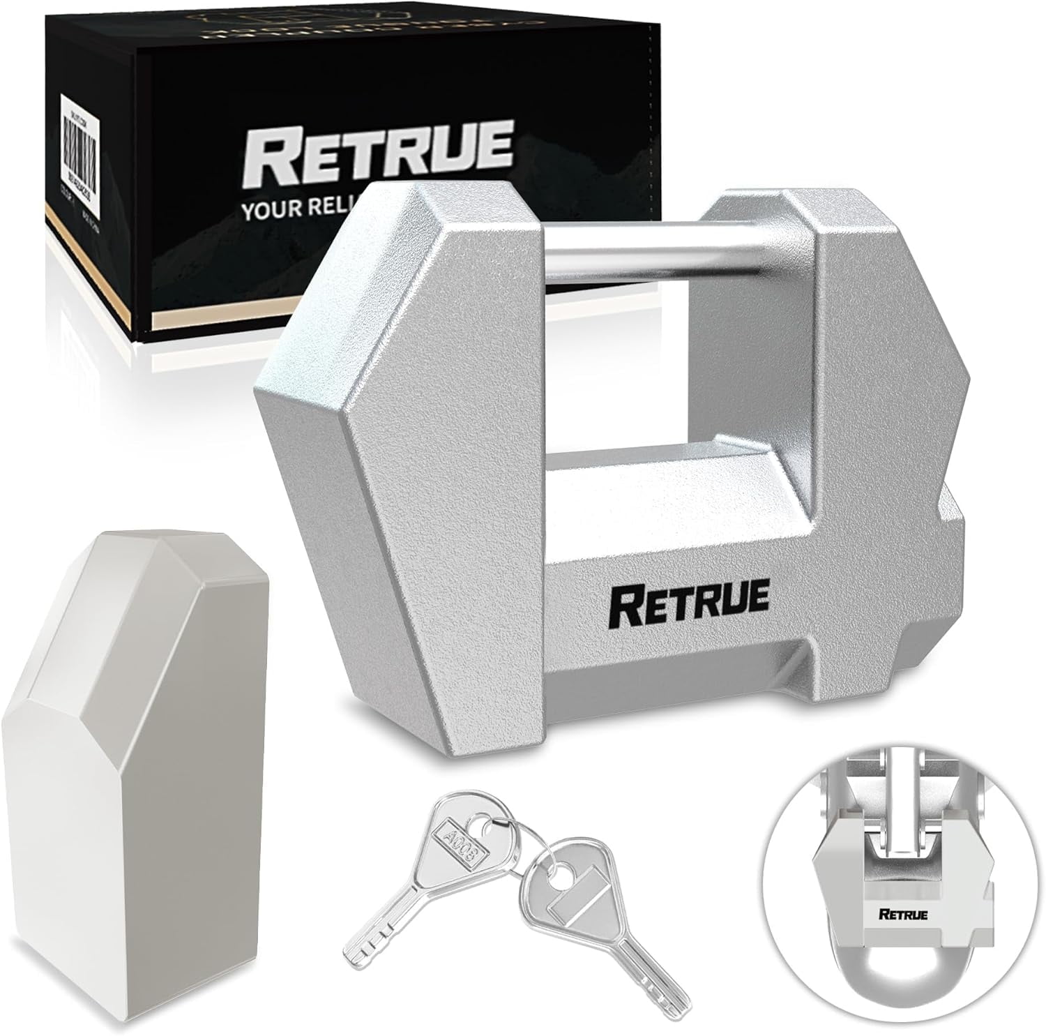 Snapklik.co : Trailer Tongue Coupler Lock, Upgrade Trailer Cyberlock