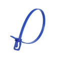 thumbnail image 1 of Retyz Releasable Tie,Blue,Nylon,PK100 EVT-S06BL-TA, 1 of 3
