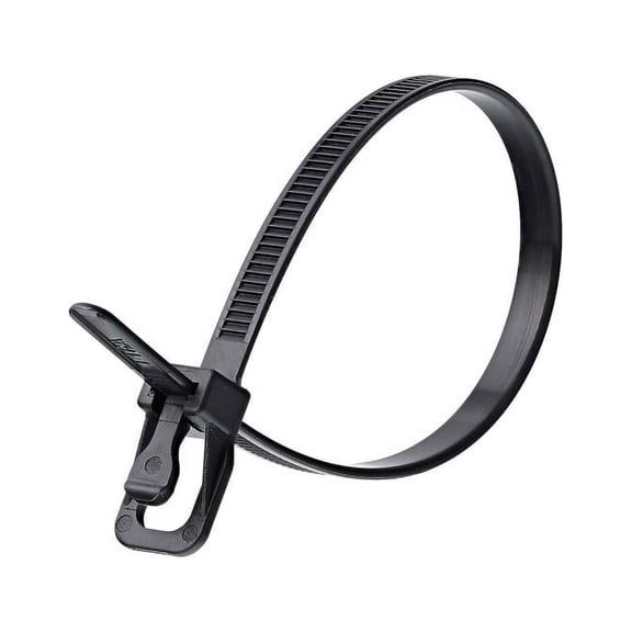 RETYZ EveryTie 8/10/12 in. L Black Cable Tie 30 pk