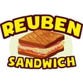 thumbnail image 1 of REUBEN SANDWICH 12" Concession Decal sign cart trailer stand sticker equipment, 1 of 3