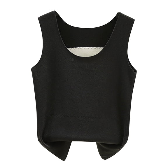 REUFTI Derong Thermal Vest Female Fall Winter Without Inside Double - Sided Plus Velvet Thick Patch Mm Large Size Base Sweater,Thermal Underwear For Women,Women'S Thermal Underwear