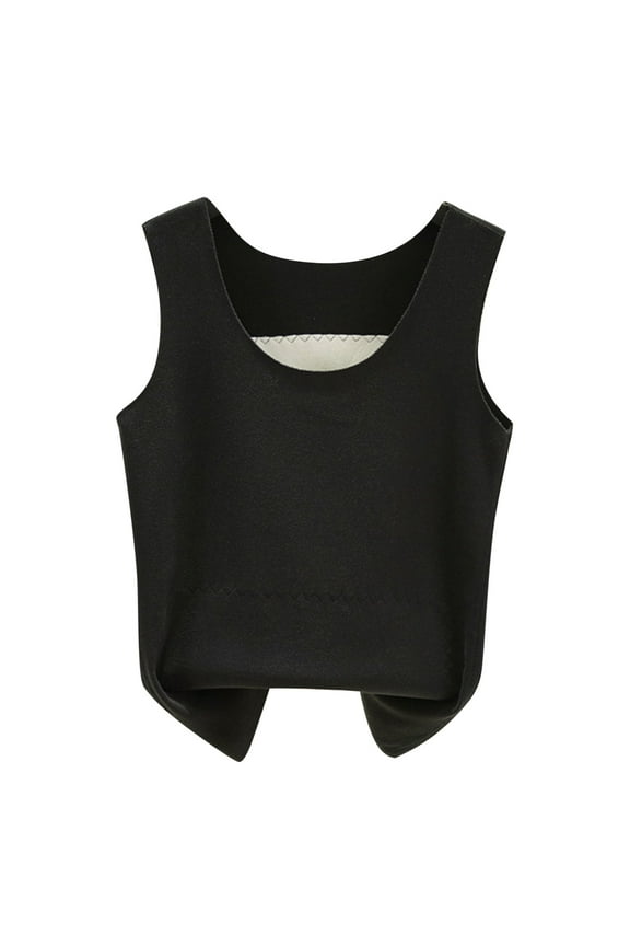 Derong Thermal Vest Female Fall Winter Without Inside Double - Sided Plus Velvet Thick Patch Mm Large Size Base Sweater,Thermal Underwear For Women,Women'S Thermal Underwear