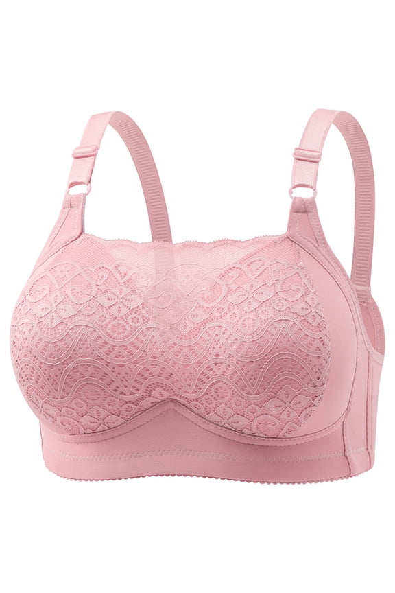 Woman's Embroidered Glossy Comfortable Breathable Bra Underwear No Rims,Bras For Women,Support And Fixation,Shaping And Aesthetics,Protecting Breasts,Daily Wear,Comfortable Support