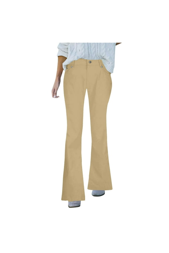 Women's Relaxed Fit Vintage Casual Jeans, Classic 70s Style Bell Bottom Denim Pants S-2XL.Pants For Women,Women'S Pants,Daily Pants,Casual Pants,Trousers