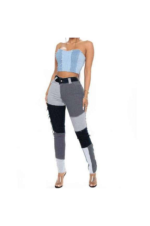 Women's Stylish High-Waist Pencil Pants - Stretch & Slim.Jeans For Women,Fashion Jeans,Casual Jeans,Comfortable Jeans