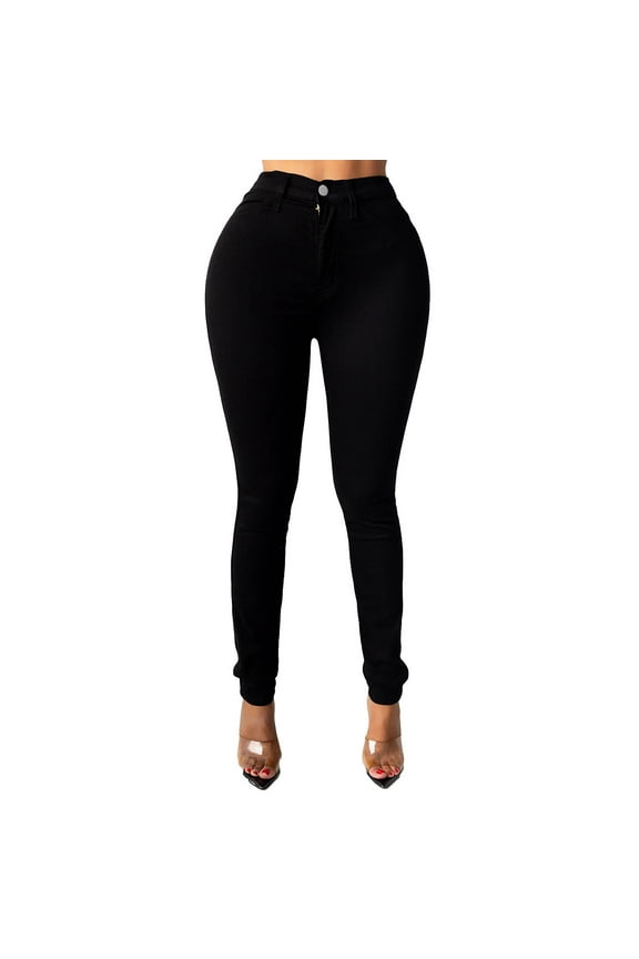 Women's Stylish Wide-Leg Pants - Hole Detail, Button & Zipper.Jeans For Women,Fashion Jeans,Casual Jeans,Comfortable Jeans