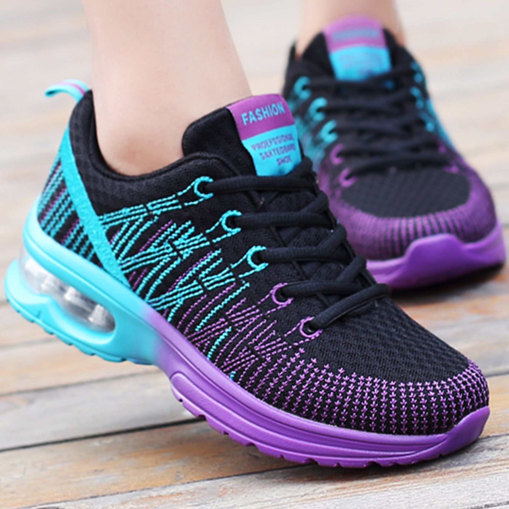 REUR RO RO Fashion Sneakers for Women Lightweight Athletic Sport Shoes ...