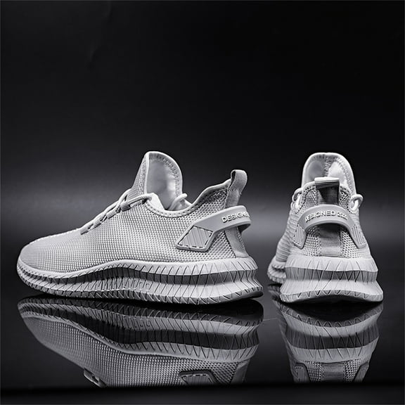REUR RO RO Sneakers for Men Breathable Mesh Athletic Running Sports Shoes Lightweight Fashion Casual Walking Shoes Comfortable Shoes