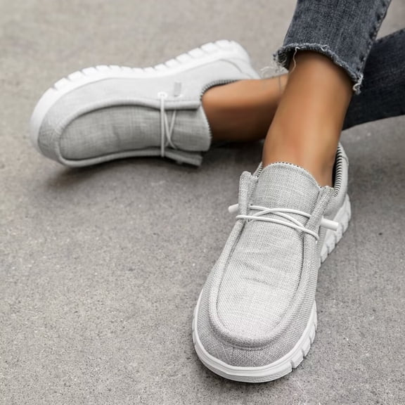 REUR RO RO Womens Loafers Fashion Casual Soft Walking Shoes Slip On Loafers Comfortable Lightweight Shoes