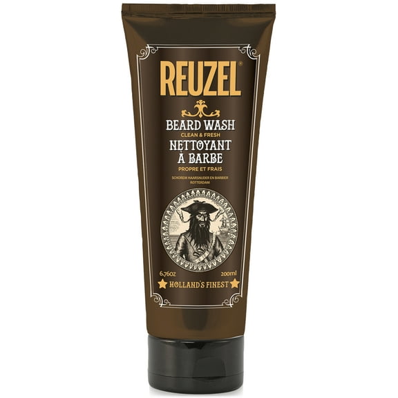 REUZEL Beard Wash, Moisturizing, Softens, Soothes Skin, 6.76 oz
