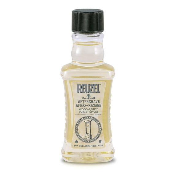 REUZEL Wood & Spice Aftershave, Soothes Skin, Masculine Scent, 3.38 oz