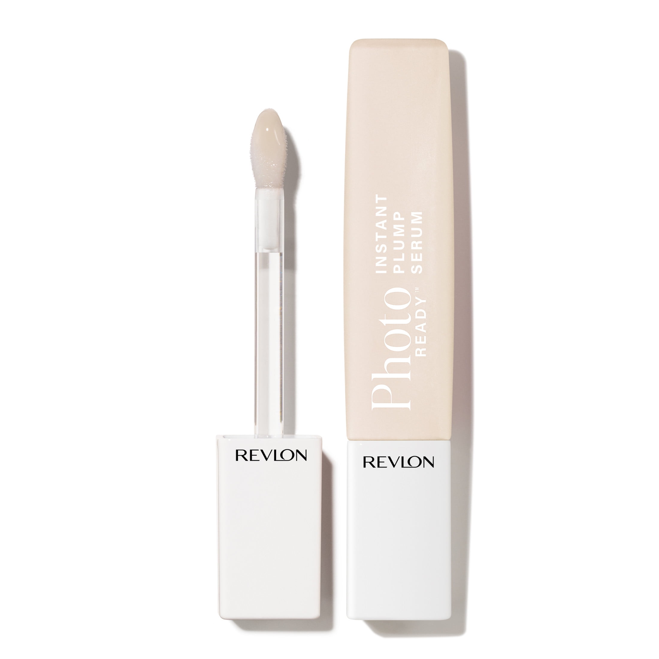Revlon PhotoReady Instant Plump Serum, Lip Gloss, Plumping & Hydrating, 001 Needleless To Say, 0.25 fl oz
