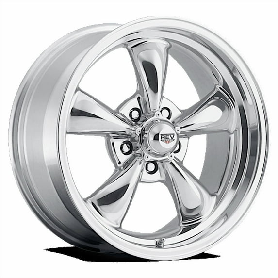 REV Wheels 100P-2957300 100 Series- 20x9.5 - 5.25 bs - 5x5/5x127 -Polished