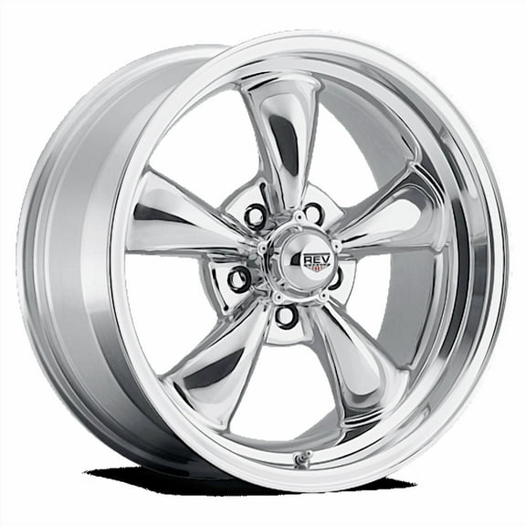 REV Wheels 100P-5806500 100 Series- 15x8 - 4.5 bs - 5x4.5/5x114.3 -Polished