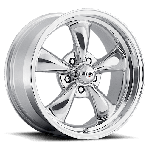 REV Wheels 100P-7706500 100 Series- 17x7 - 4 bs - 5x4.5/5x114.3 -Polished