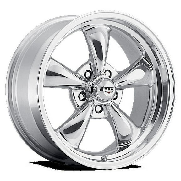 REV Wheels 100P-7806100 100 Series- 17x8 - 4.5 bs - 5x4.75/5x120.65 -Polished