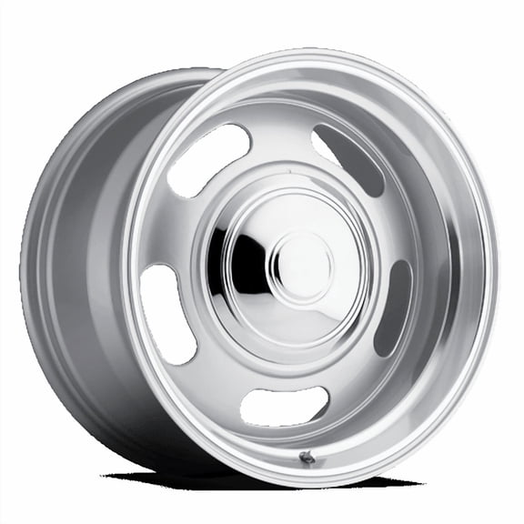 REV Wheels 107S-7900600 107 Series Rally 17x9 - 5 bs - 5x4.75/5x120.65/5x5/5x127 -Gray/Machine Lip
