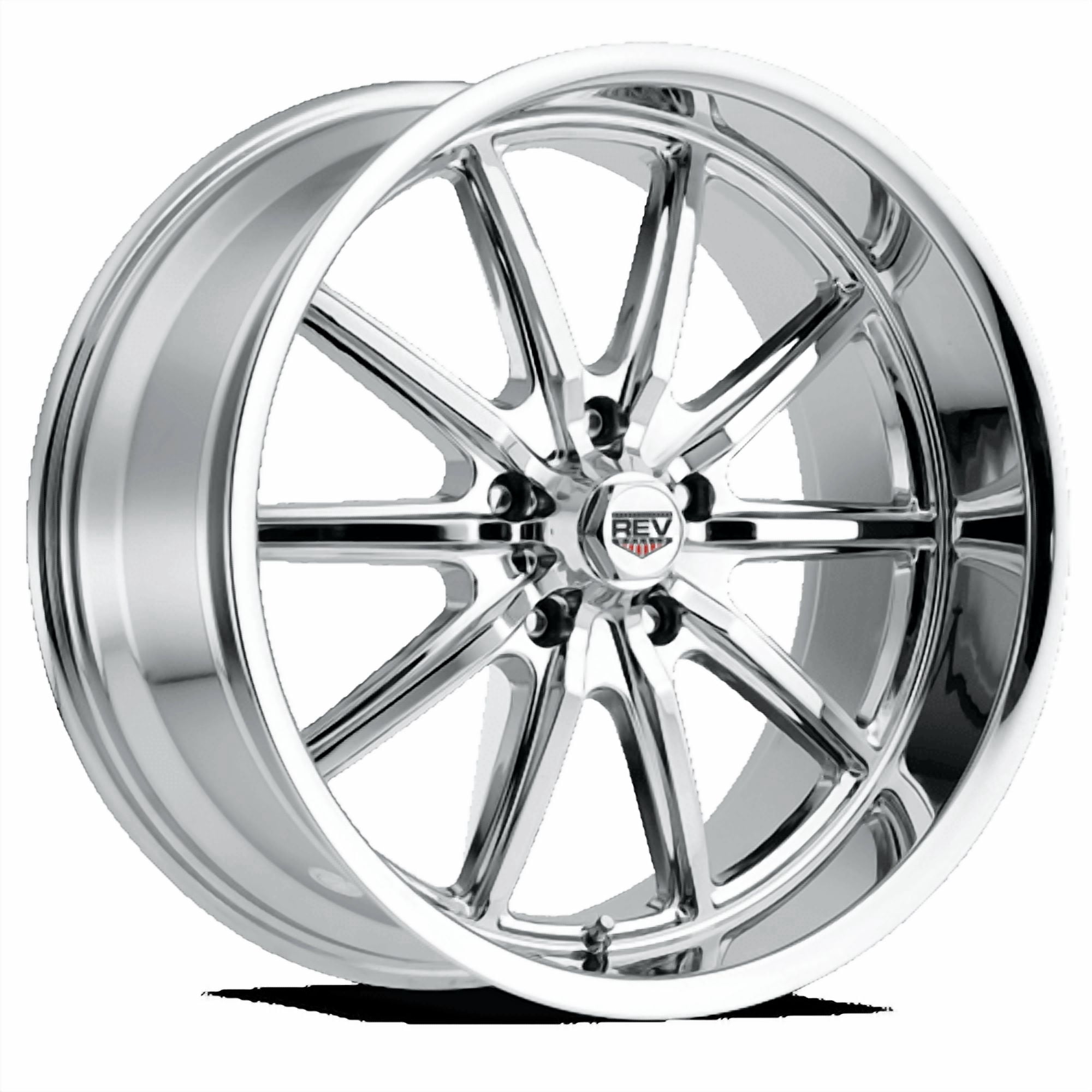 REV Wheels 110C-7906100 110 Series- 17x9 - 5 bs - 5x4.75/5x120.65 - Chrome