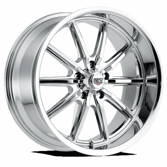 REV Wheels 110C-7906100 110 Series- 17x9 - 5 bs - 5x4.75/5x120.65 - Chrome