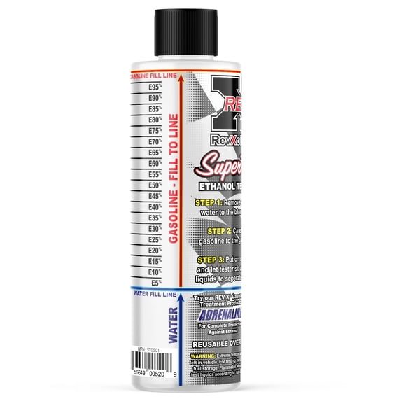 REV-X E85 Super Tester - Reusable Ethanol Gasoline Test Kit