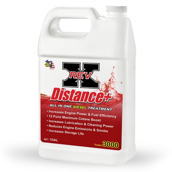REV-X Distance+ All-in-One Diesel Additive, 1 Gallon